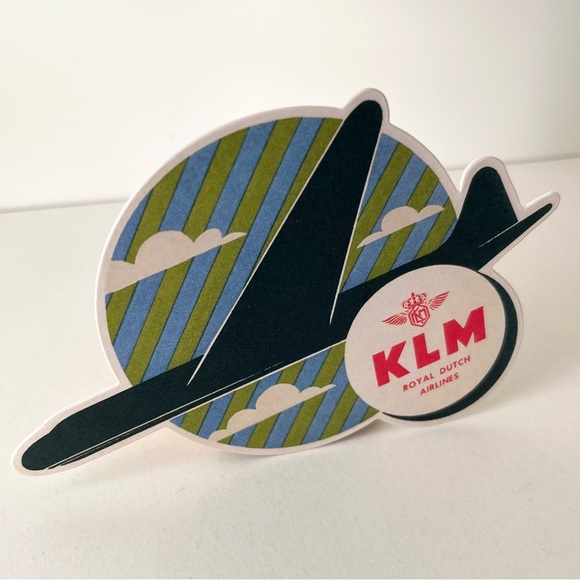 Louis Vuitton jumbo luggage sticker KLM Royal Dutch Airlines - Picture 2 of 11